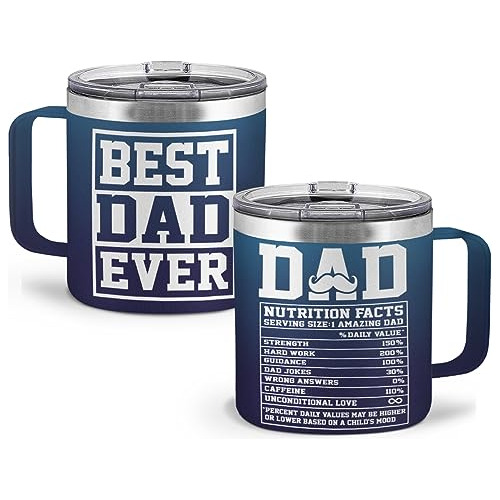 Taza De Papá De 14 Oz, Taza De Café Aislada Asa Mejor...