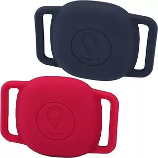 2 Fundas De Silicona Para Galaxy Smarttag Collar Gato Perro