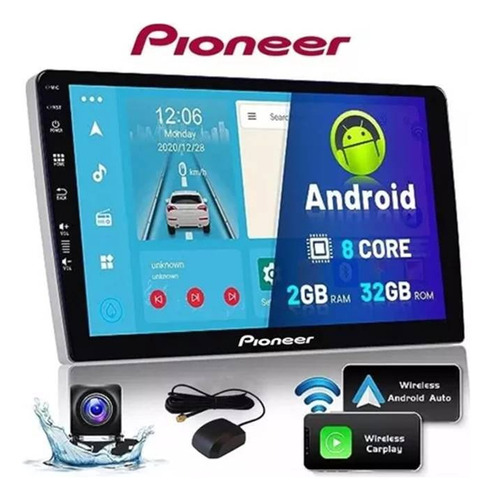 Reproductor Pantalla Android 10 Pulgadas Gps Wifi Bt Pioneer