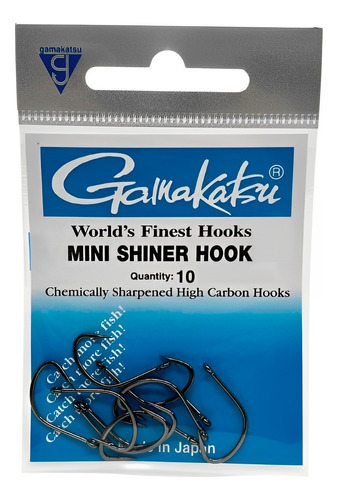 Anzol Mini Shiner Hook N° 4 - Gamakatsu