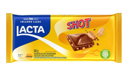 Shot Chocolate Lacta 80g C/17 - Unid
