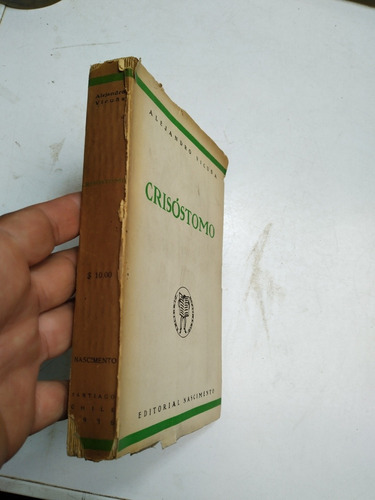 Libro Crisóstomo 1936 Alejandro Vicuña 