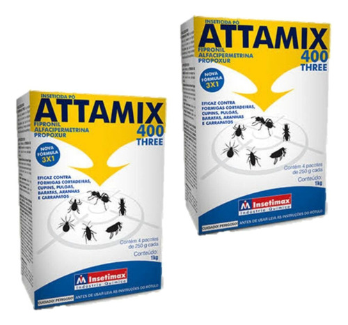 Insetimax Attamix po formigas pulgas cupins e carrapato