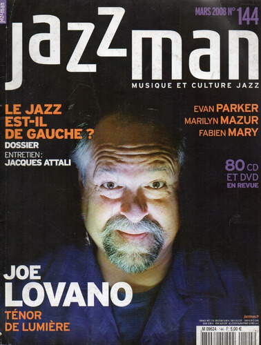 Revista Jazzman Mar 2008 Jazz De Izquierda Joe Lovano