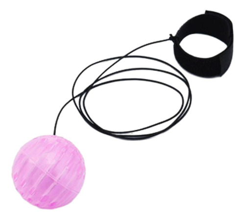 Faixa De Pulso Bola Pulseira Brinquedo Piscando Dedo Rosa