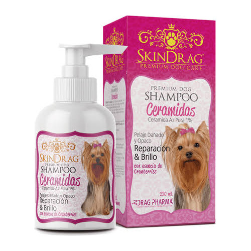 Shampoo Para Perro Skindrag Ceramidas, Reparador 250 Ml