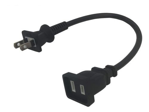Cable De Extensión Corto De 2 Clavijas Para Interiores Y Ext