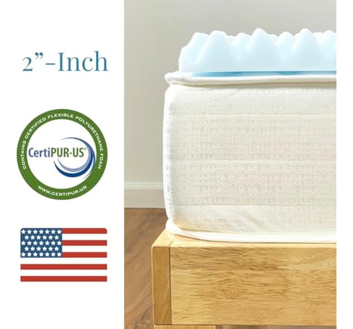Cubrecolchón De Espuma Airflow, Almohadilla De Espuma Para C