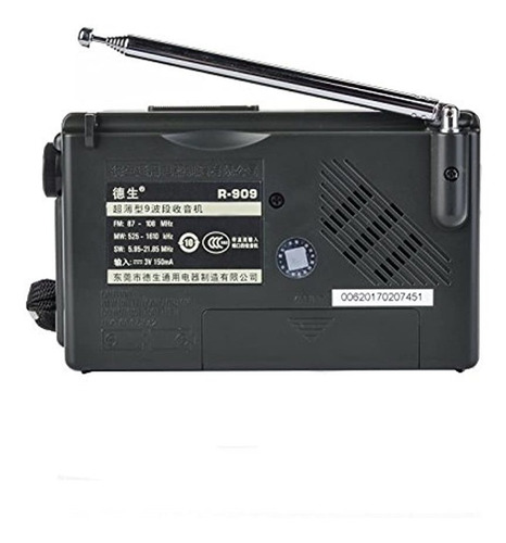 Imagen 4 de 7 de Radio Xhd Tecsun R-909 Am Fm Onda Corta §