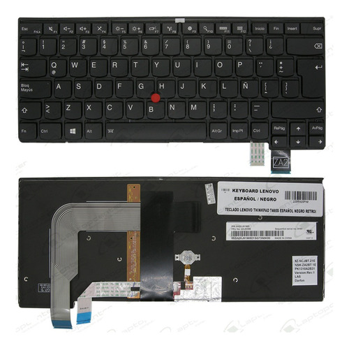 Teclado Lenovo Thinkpad T460s T470s Tp 13 Gen 2 Retroilum...