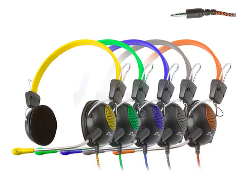 Audifonos Diadema Headset Con Microfono Computadora