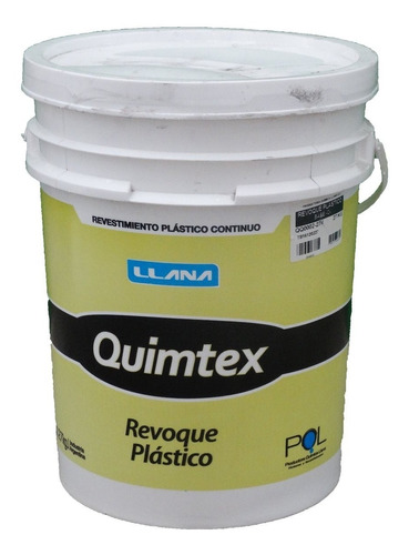 Imagen 1 de 8 de Revestimiento Revoque Plastico Quimtex 27kg