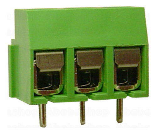 Pack 600x Bornera 3x1 8a Terminal Conector Tornillo Polos -p