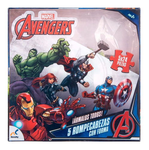 Rompecabezas Con Forma De Los Avengers  Novelty®mod.jca-3120