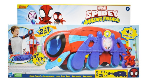 Marvel Spidey And His Amazing Friends Aracnomovil Hasbro