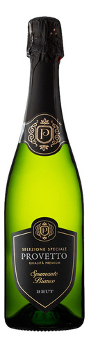 Pack De 4 Vino Espumoso Provetto Brut Blano 750 Ml