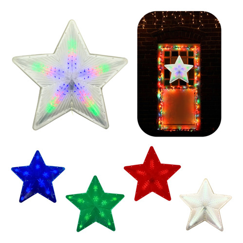 Estrellas Navideñas Decoraciones Luminosas Luces De Navidad