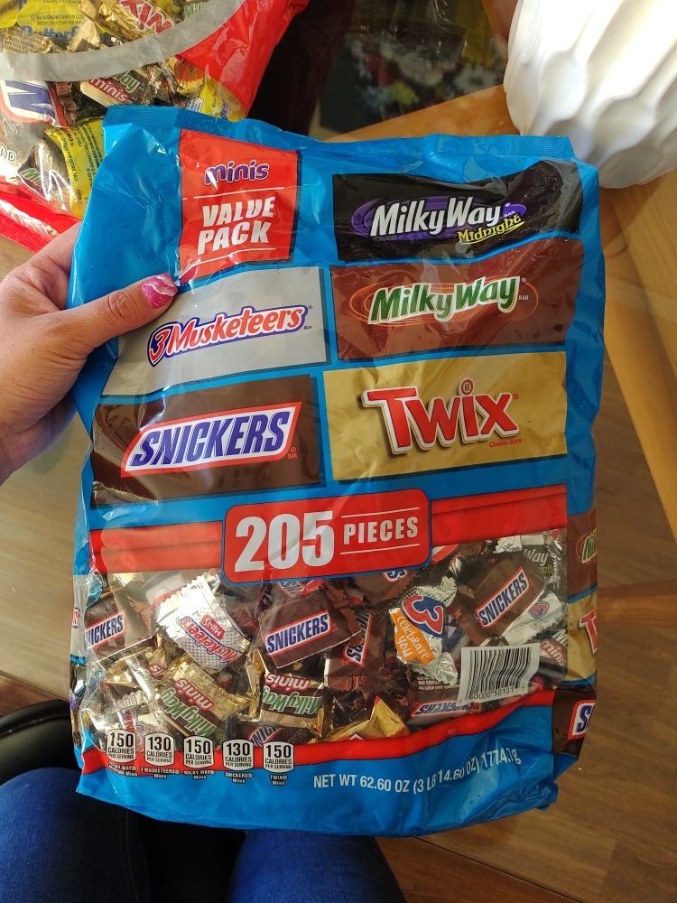 Bolsa Gigante Chocolates Americanos 18kg Snickers Twix Cuotas Sin