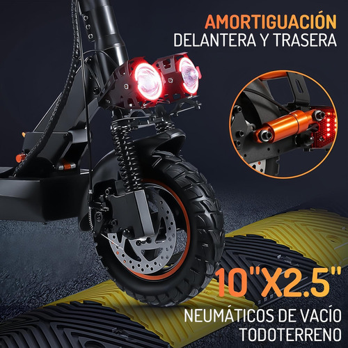 Scooter Eléctrico Plegable Para Adulto Velocidad Máxima 45km