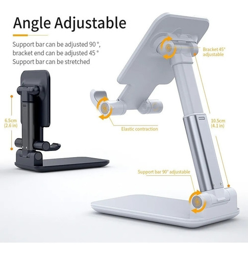 Suporte Para Telefone Móvel Suporte Para iPhone iPad Preto