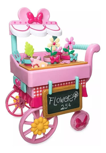 Minnie Mouse Juguete Carrito De Flores Original Disney Store