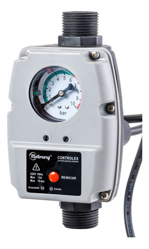 Imagen 1 de 9 de Presurizador Regulable Controlex Motorarg 220 Volts