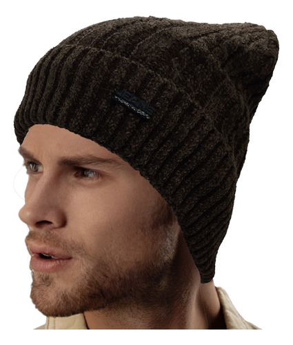 Gorro Invierno Hombre Beanie Tejido Lana Comodo Y Abrigado