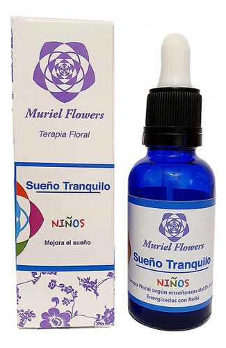 Terapia Floral Sueño Tranquilo Niños  30ml Muriel Flowers