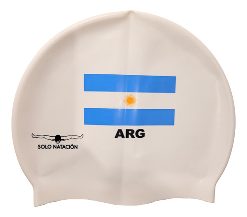 Gorra De Natación Solo Natación Argentina Silicona Varias