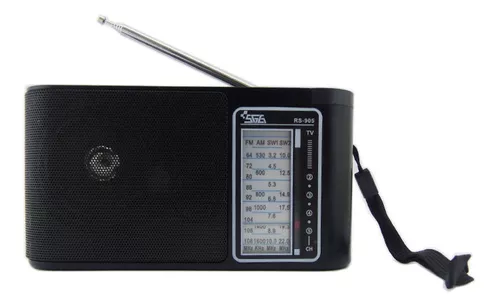 Receptor De Radio Multibanda Portátil Con Bluetooth, Radio Fm, Sw