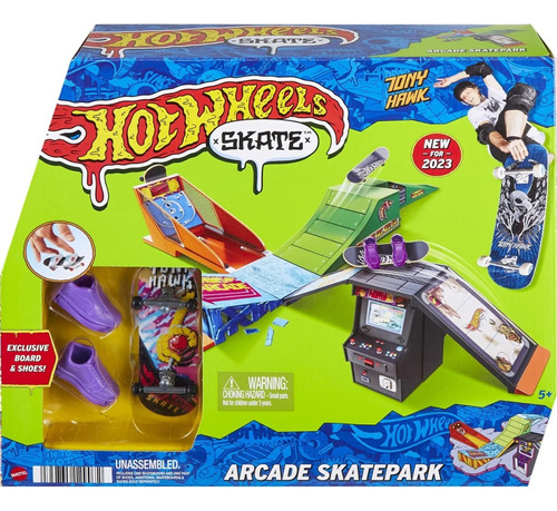 Hotwheels Skate Skatepark En El Salon De Juegos