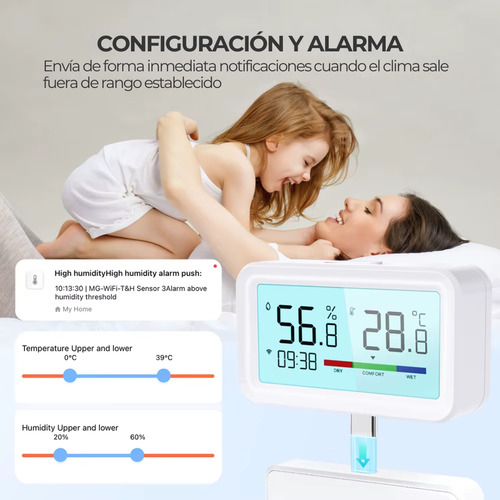 Sensor Wifi Temperatura Humedad Inteligente Alexa Smart Life