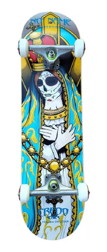 Skate No Name Completo Credo Series Virgen De Lujan