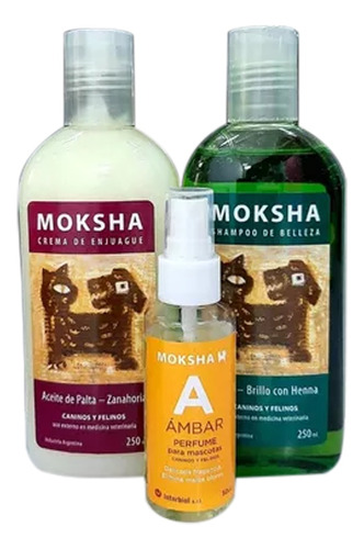 Shampoo Belleza, Crema De Enjuague Y Perfume Moksha