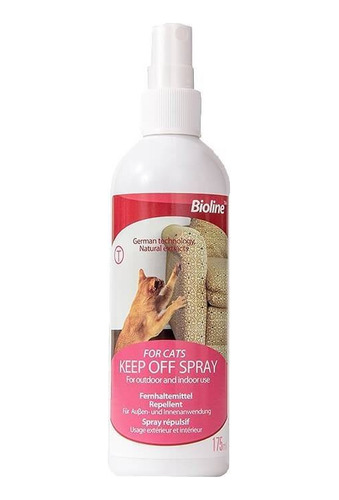 Repelente Para Gatos Bioline Keep Off Spray For Cat 175ml