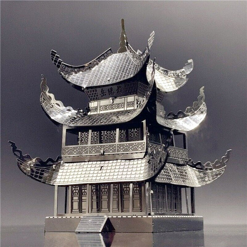 Torre De Yueyang - Rompecabezas 3d Metal Puzzle