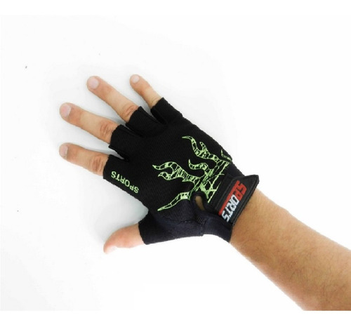 Imagen 2 de 5 de Guantes Dedo Corto Moto Ciclismo Gym Bice Bike Knthglaood