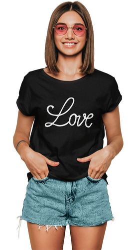 Playera  Mujer Love