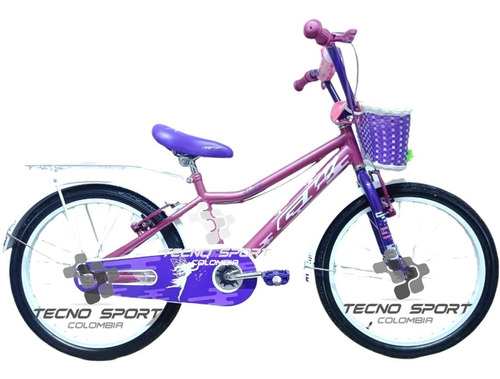 Bicicleta Niña Gw Rin 20 Con Accesorios De 7 A 12 Años