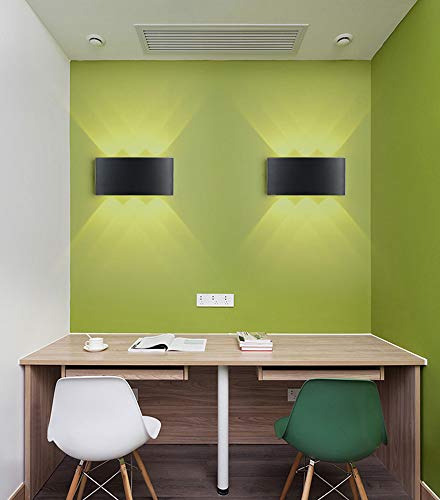 Lámpara De Pared Led Ip65 Impermeable, Aplique Aluminio Inte