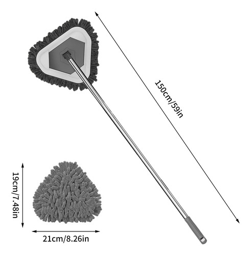 Fregonas De Microfibra Fregonas Triangulares Grandes Para Li