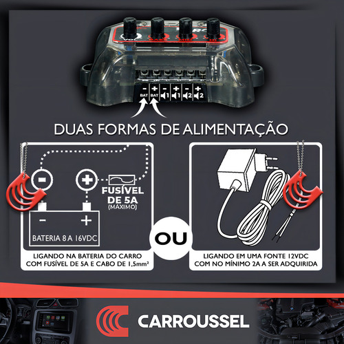 Player Amplificado Force Ajk C/fonte Bluetooth Som Caixa Bob
