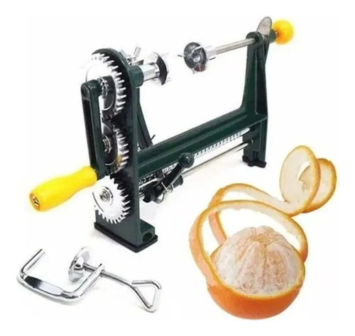 Descascador De Laranja Limão Manual Manivela Máquina Prático