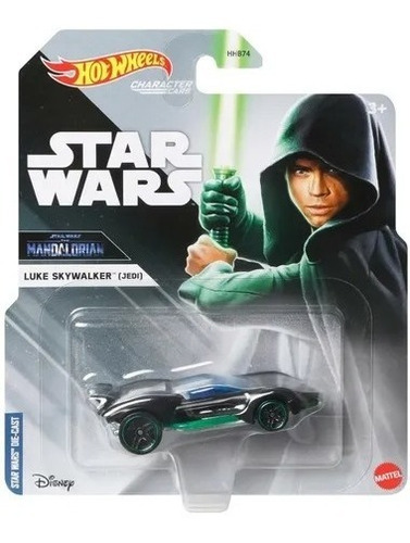 Imagen 1 de 1 de Hot Wheels Character Cars Star Wars Luke Skywalker Jedi