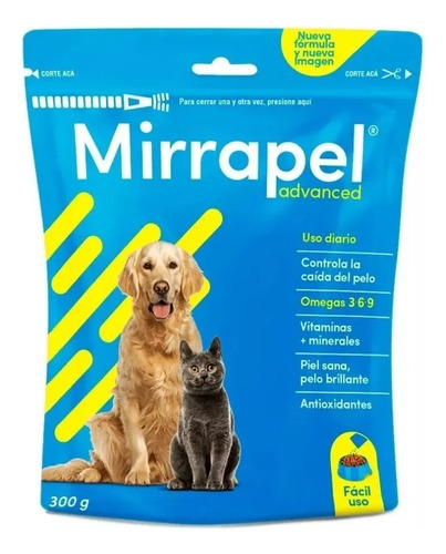 Mirrapel Perros Mascotas Vitamina Para Pelo Y A