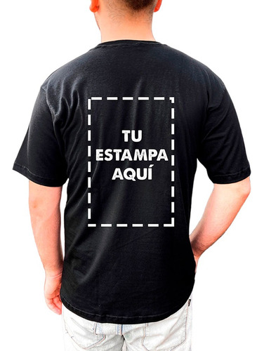 Remera Personalizada Estampa Dgt Kevdylan Solo Espalda