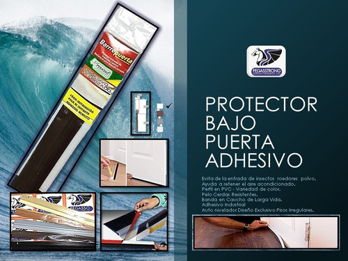 Protector Bajopuerta Perfil Adhesivo Pague2-lleve3color