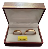 Comprar Par Alianzas Oro 18k 4 Grs Italianas 5 Mm. Garantía  X Vida