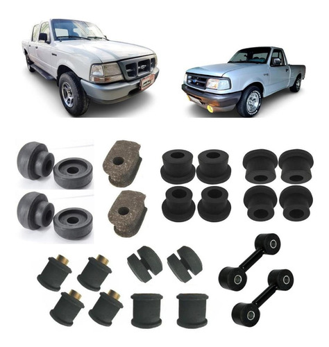 Kit Bucha Suspensão Ford Ranger 96/97 Dt/tr (pneu)