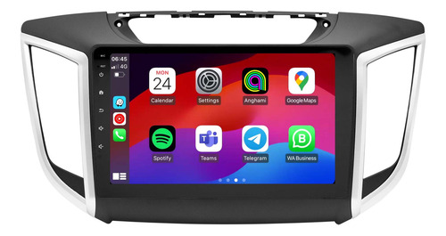 Multimidia Creta 15/22 Android 14 Carplay Gps Wifi Qled 9p